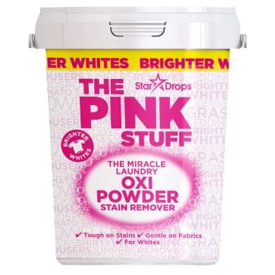 THE PINK STUFF POUDRE OXI MIRACLE POUR LINGE BLANCS 1KG
