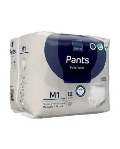 ABENA PANTS PREMIUM M1 MEDIUM 15 PIECES