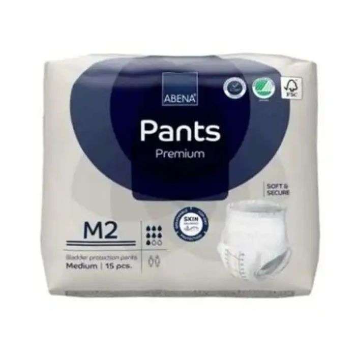 ABENA PANTS PREMIUM M2 MEDIUM 15 PIECES