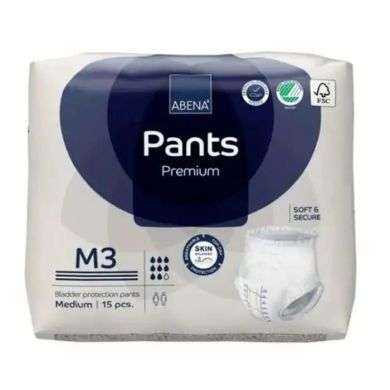 ABENA PANTS PREMIUM M3 MEDIUM 15 PIECES