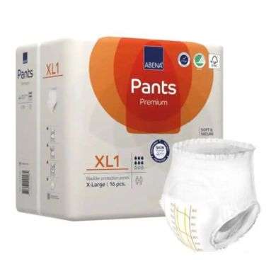 ABENA PANTS PREMIUM X LARGE XL1 16 PIECES