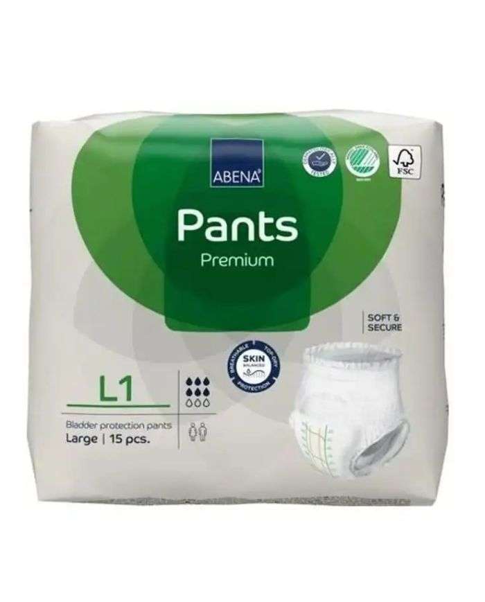 ABENA PANTS PREMIUM LARGE L1 15 PIECES