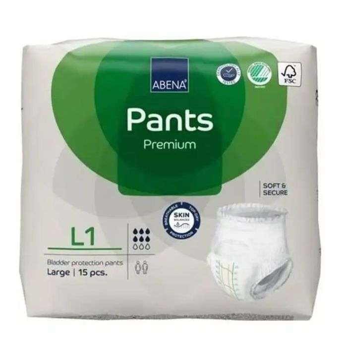 ABENA PANTS PREMIUM LARGE L1 15 PIECES