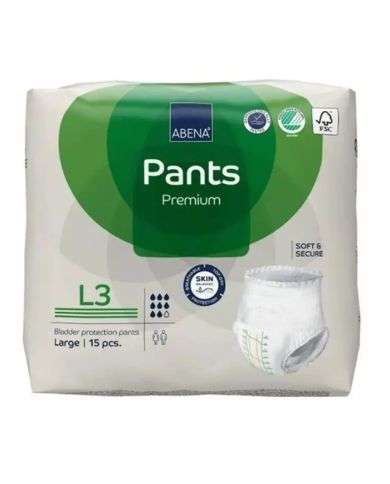 ABENA PANTS PREMIUM LARGE L3 15 PIECES