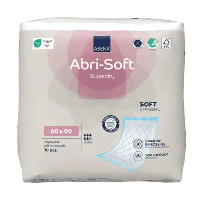 ABENA ABRI SOFT SUPERDRY SOFT 60X90 30 PIECES