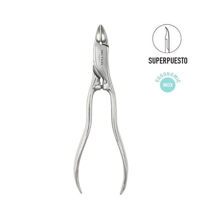 BETER PINCE A PEDICURE AVEC RESSORT ACIER INOXYDABLE REF 24156