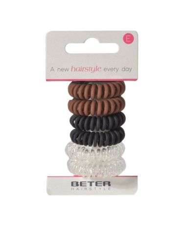 BETER ELASTIQUES CHEVEUX SPIRALE REF 19224