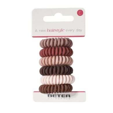 BETER ELASTIQUES CHEVEUX SPIRALE REF 19225 6 PIECES