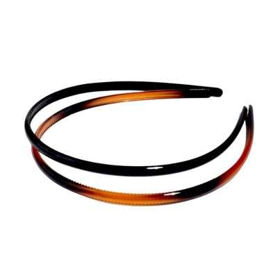 BETER ENSEMBLE 2 BANDEAUX NOIR ET MARRON REF 19250