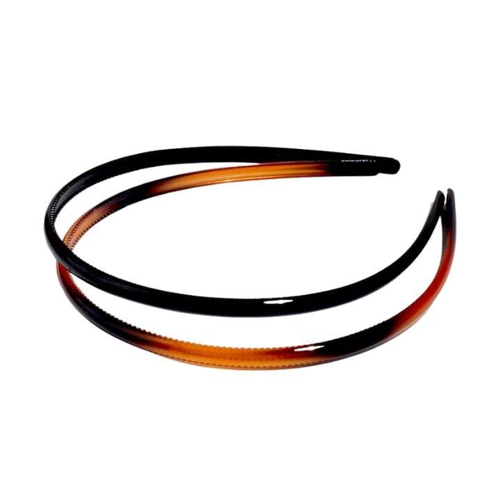 BETER ENSEMBLE 2 BANDEAUX NOIR ET MARRON REF 19250