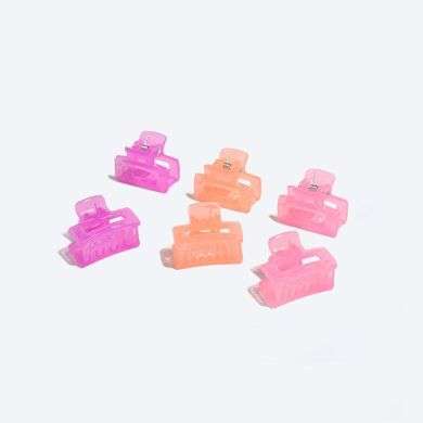 BETER MINI PINCES CHEVEUX RECTANGULAIRES LOT DE 6 PIECES REF 19202