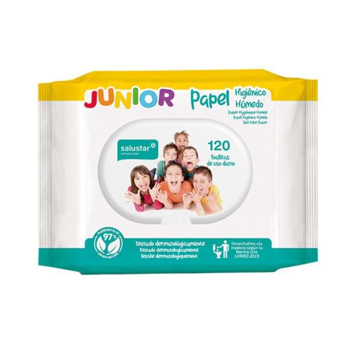 SALUSTAR LINGETTES HYGIENIQUE JUNIOR 120 UNITES