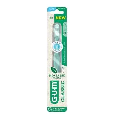 GUM BROSSE A DENTS CLASSIQUE SOUPLE REF 411