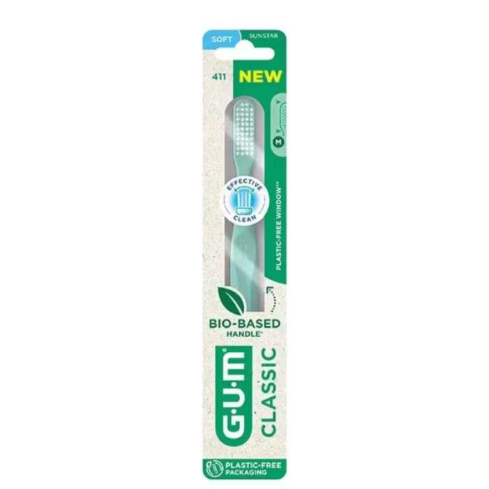 GUM BROSSE A DENTS CLASSIQUE SOUPLE REF 411
