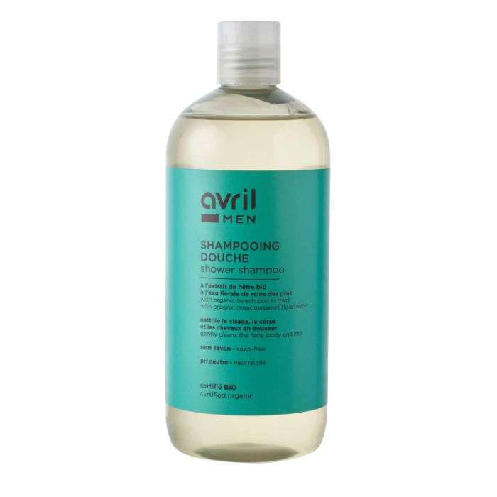 AVRIL SHAMPOOING DOUCHE CERTIFIE BIO POUR VISAGE CORPS ET CHEVEUX 500 ML