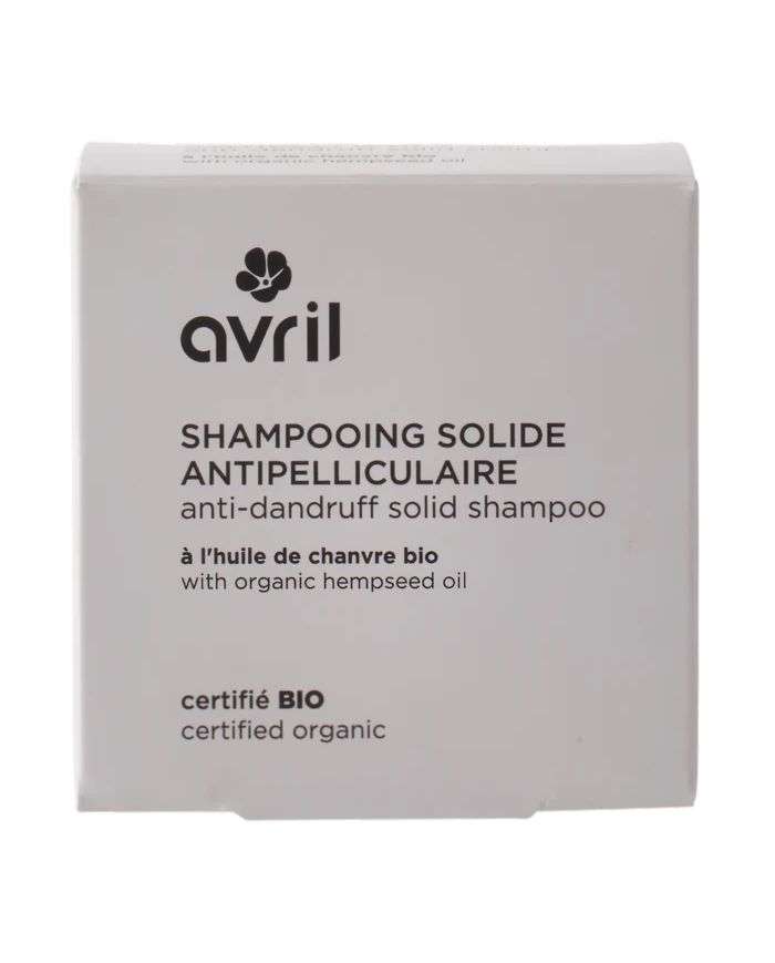 AVRIL SHAMPOOING SOLIDE ANTIPELLICULAIRE A L HUILE DE CHANVRE 60G