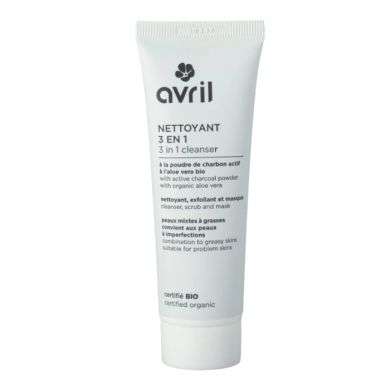 AVRIL NETTOYANT 3 EN 1 A LA POUDRE DE CHARBON ACTIF 50 ML
