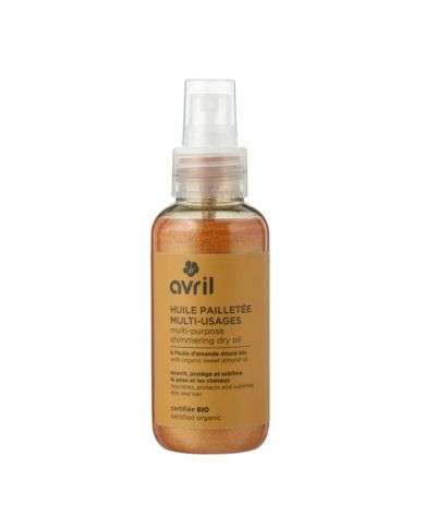 AVRIL HUILE PAILLETEE MULTI USAGES A L HUILE D AMANDE DOUCE 100ML