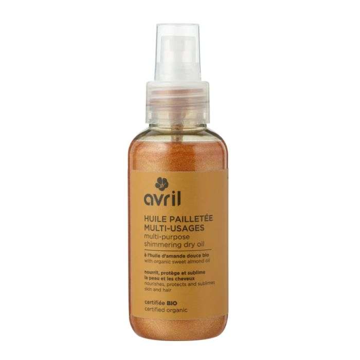 AVRIL HUILE PAILLETEE MULTI USAGES A L HUILE D AMANDE DOUCE 100ML