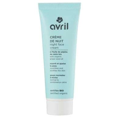 AVRIL CREME DE NUIT PEAUX NORMALES ET MIXTES 50ML