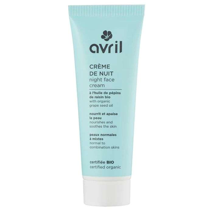 AVRIL CREME DE NUIT PEAUX NORMALES ET MIXTES 50ML