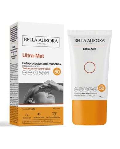BELLA AURORA ULTRA MAT PHOTOPROTECTEUR ANTI TACHES SPF 50 50 ML