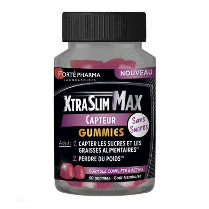 FORTE PHARMA XTRASLIM MAX 60 GUMMIES GOUT FRAMBOISE