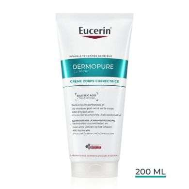 EUCERIN OFFRE 1 DERMOPURE CREME CORPS TRIPLE ACTION 200 ML ACHETE 1 OFFERT