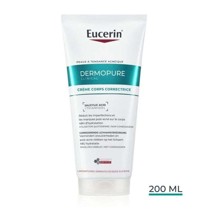 EUCERIN OFFRE 1 DERMOPURE CREME CORPS TRIPLE ACTION 200 ML ACHETE 1 OFFERT