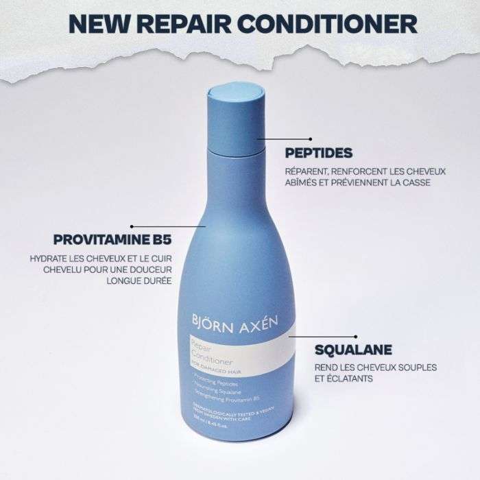 BJORN AXEN REPAIR CONDITIONER REPARATEUR POUR CHEVEUX SECS 250 ML