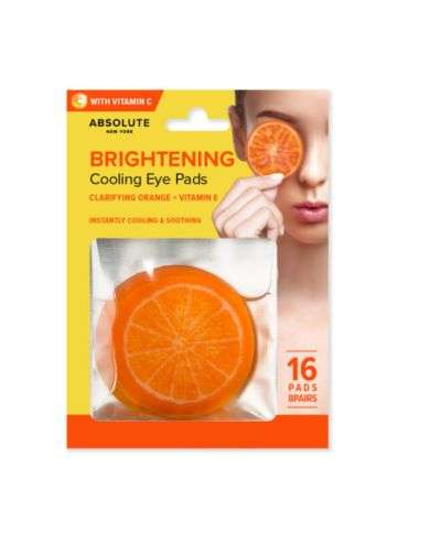 ABSOLUTE NEW YORK COOLING EYE PADS 16 PADS VITAMINE C