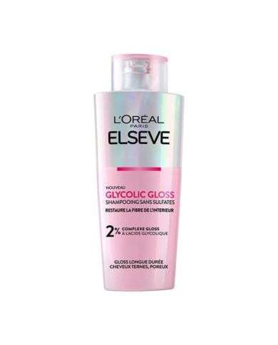 ELSEVE GLYCOLIC SHAMPOOING GLOSS SANS SULFATE 200ML