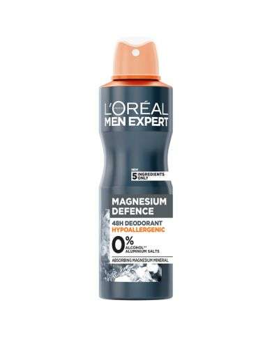 L'OREAL MEN EXPERT MAGNESIUM DEFENSE DEODORANT 150 ML