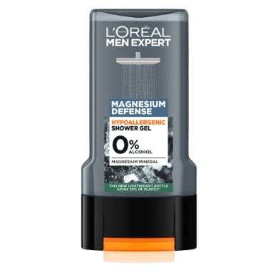 L'OREAL MEN EXPERT MAGNESIUM DEFENSE GEL DOUCHE HYPOALLERGENIQUE 300ML
