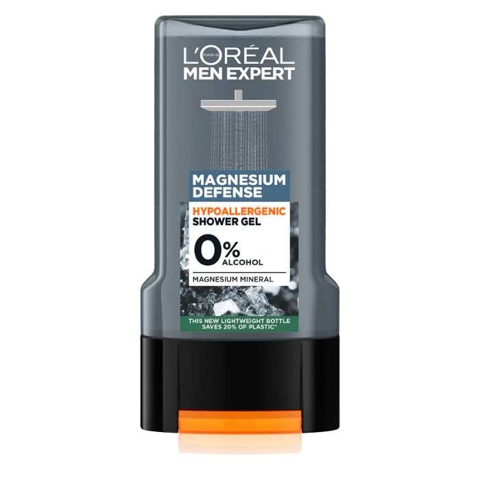 L'OREAL MEN EXPERT MAGNESIUM DEFENSE GEL DOUCHE HYPOALLERGENIQUE 300ML