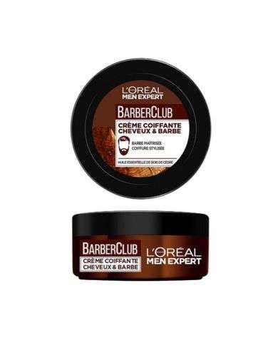 L'OREAL MEN EXPERT BARBER CLUB CREME COIFFANTE CHEVEUX ET BARBE 75ML
