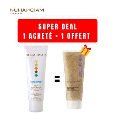 NUHANCIAM OFFRE CREME HYDRA INTENSE 50 ML + GOMMAGE CORPS 50ML OFFERT