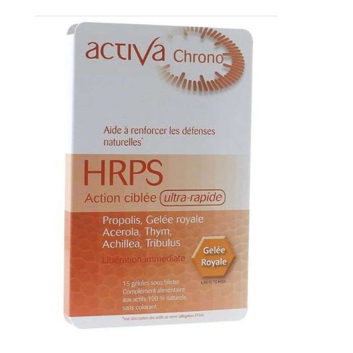 ACTIVA CHRONO HRPS ACTION CIBLE ULTRA RAPIDE 15 GELULES
