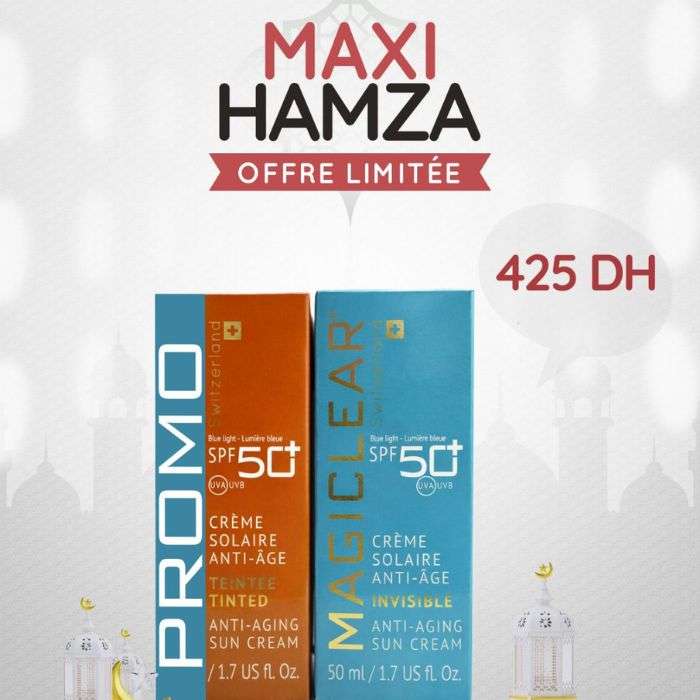 MAGICLEAR DUO CREME SOLAIRE INVISIBLE + TEINTEE 50ML