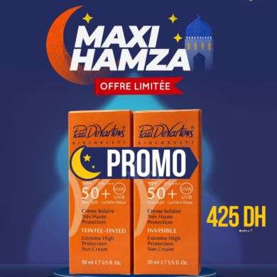 PAUL DE VARTENS DUO CREME SOLAIRE INVISIBLE + TEINTEE 50ML