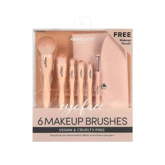ABSOLUTE NEW YORK KIT DE 6 BROSSES MAQUILLAGE