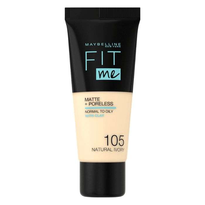 MAYBELLINE FIT ME MATTE + PORELESS FOND DE TEINT PEAU NORMALE A GRASSE 30 ML