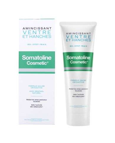 SOMATOLINE AMINICISSANT VENTRE ET HANCHES GEL EFFET FRAIS 250ML