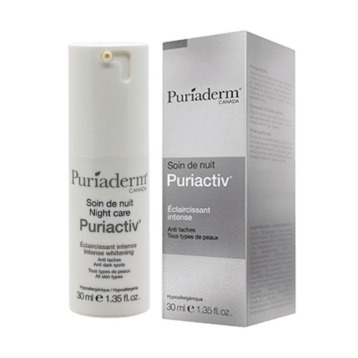PURIADERM PURIACTIV SOIN DE NUIT ECLAIRCISSANT INTENSE 30 ML