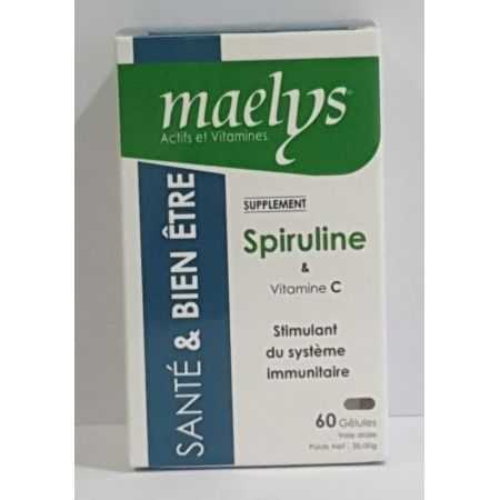 MAELYS SPIRULINE &amp; VITAMINE C 60 GÉLULES