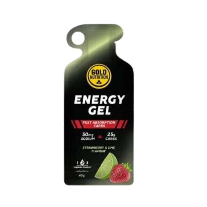 GOLD NUTRITION ENERGY GEL SAVEUR FRAISE ET CITRON VERT 40 G