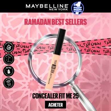 MAYBELLINE FIT ME ANTI CERNES CORRECTEUR FLUIDE 