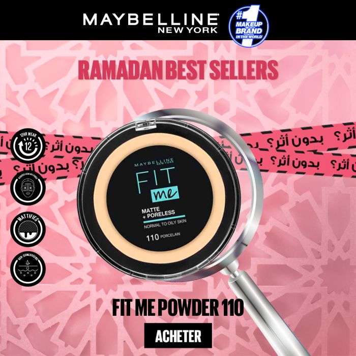 MAYBELLINE FIT ME MATTE+ PORELESS POUDRE
