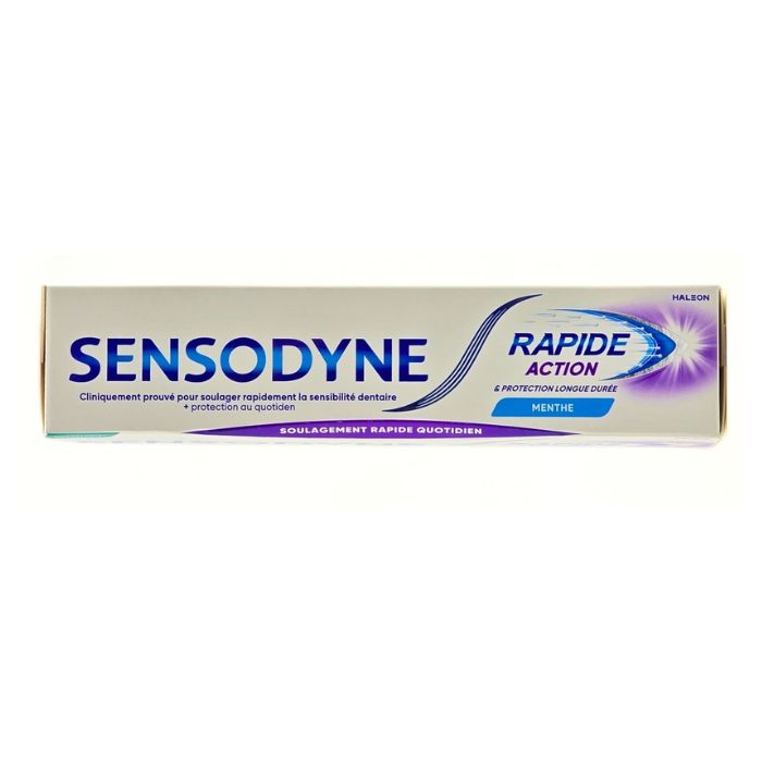 SENSODYNE DENTIFRICE RAPIDE ACTION MENTHE 75 ML
