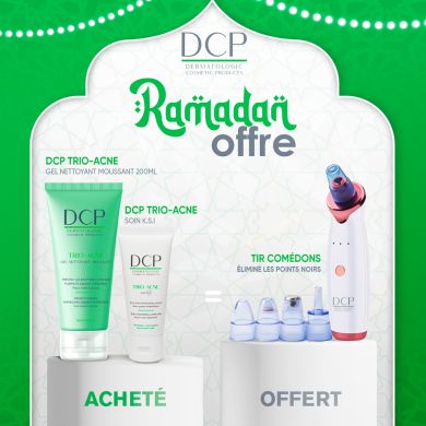 DCP OFFRE TRIO ACNE GEL NETTOYANT MOUSSANT 200 ML + DCP TRIO ACNE SOIN SEBO KERATOREGULATEUR S.K.I 30 ML + TIRE COMEDONS OFFERT